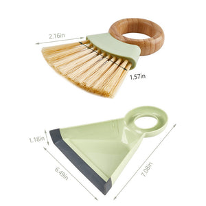 Mini Desktop Cleaning Broom & Dustpan Set