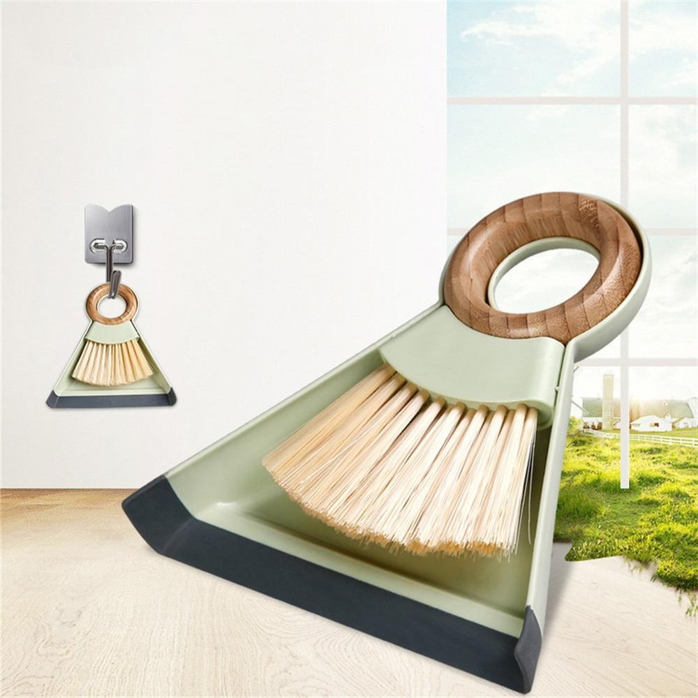 Mini Desktop Cleaning Broom & Dustpan Set